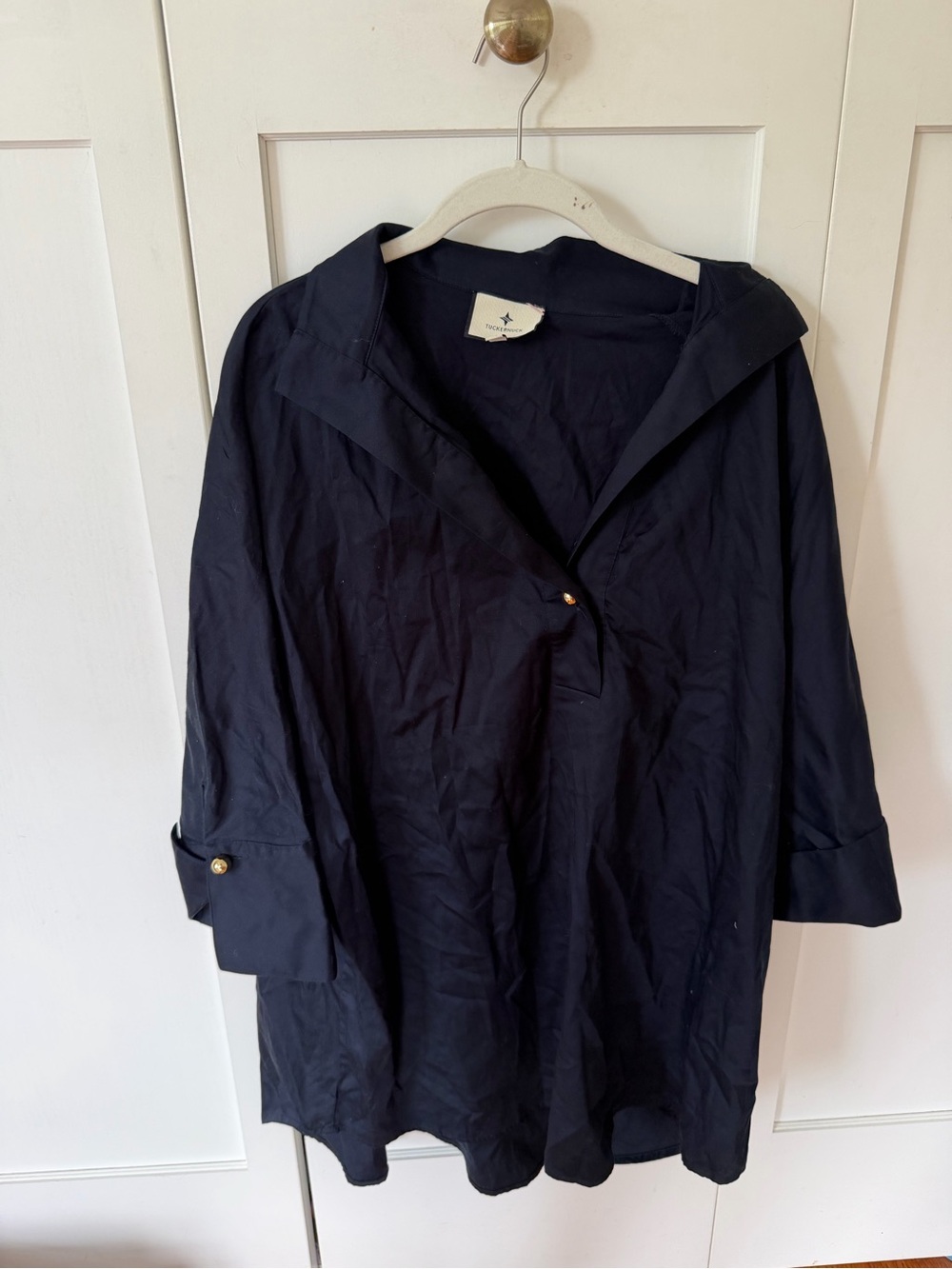 Tuckernuck Navy Willow Blouse - Picture 3 of 6